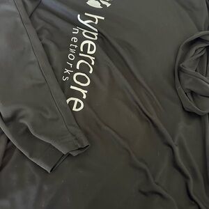 Men’s Sport-Tek Black Long Sleeve Fishing Shirt.  Size Large.  EUC